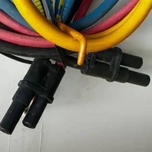 Caterpillar heavy equipment double ended boosting cable