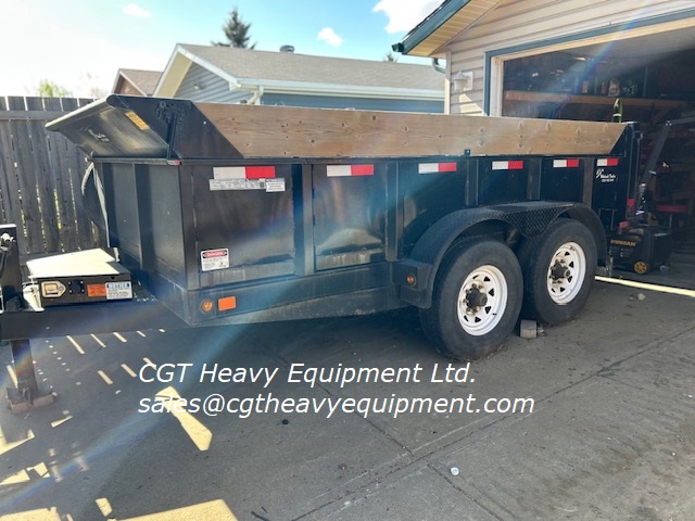2019 Deere 317G Skidsteer and 2020 Canada Manufacturing Limited dump trailer - Image 11